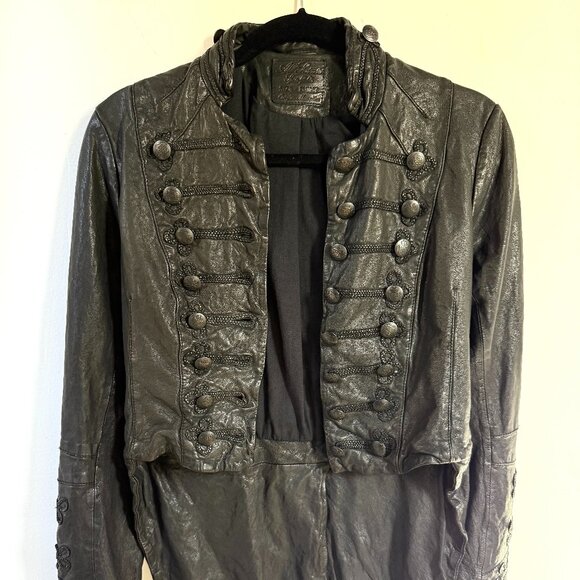 All Saints black leather jacket - Picture 1 of 3